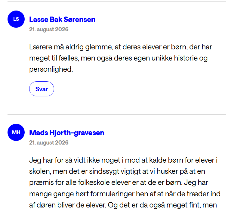 Debatten: Vi skal sige det tydeligt
