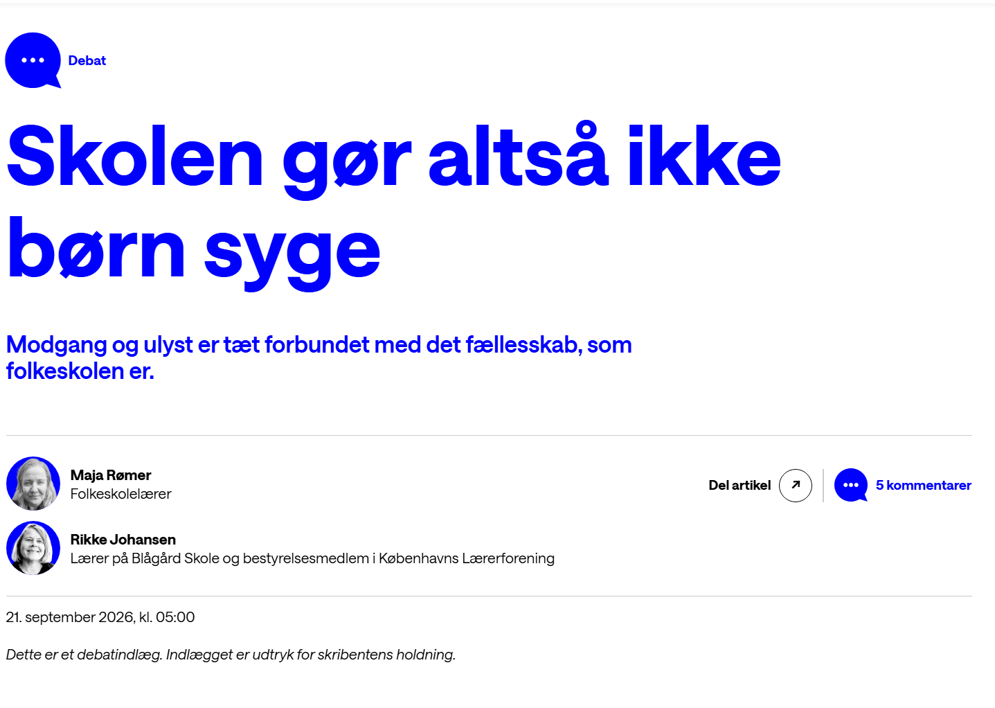 Maja Rømer og Rikke Johansen